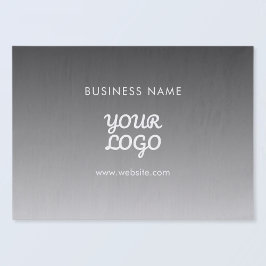 Papel De Seda Logotipo e texto do Promocional moderno | Cor edit