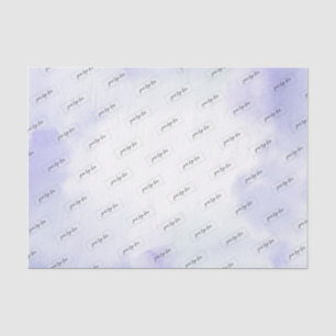 Papel De Seda Logotipo Empresarial Personalizado com Lavagem de 