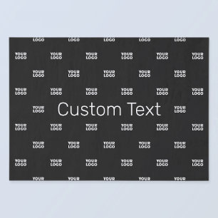 Papel De Seda Logotipo ou padrão de Design moderno com qualquer 