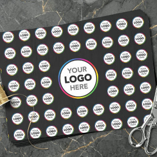 Papel De Seda Logotipo Personalizado da Empresa - Embalagem Bout