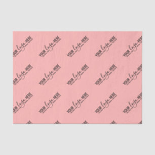 Papel De Seda Logotipo Personalizado Empresa Encapsulamento Verm