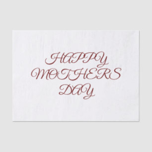 Papel De Seda Logotipo personalizado simples e elegante aqui da 