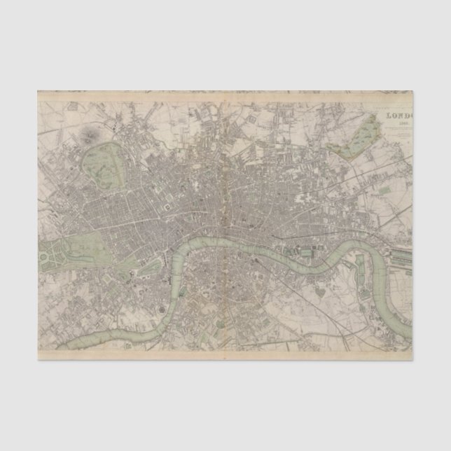 Papel De Seda Londres 1843 (Frente )