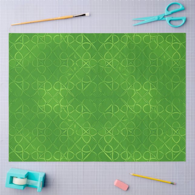 Papel De Seda Loops de Limerick (Arte )