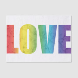 Papel De Seda LOVE Rainbow