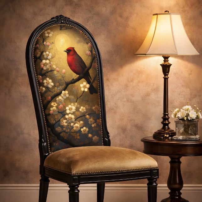 Papel De Seda Lua dos Cardeais Decoupage Sonho (Cardinal's Moon Dream Decoupage Tissue Paper)