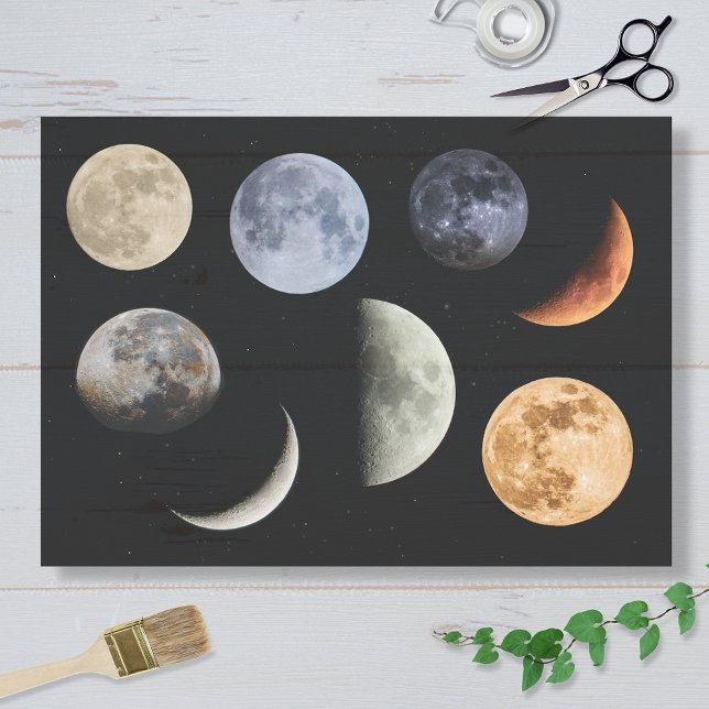 Papel De Seda Lua e Estrelas (Criador carregado)