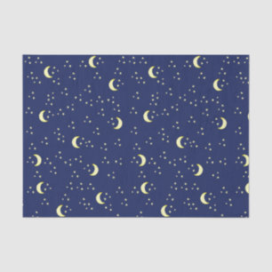 Papel De Seda Lua e Estrelas