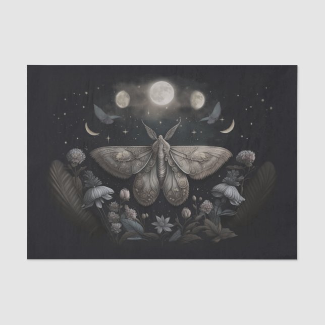 Papel De Seda Lua Ondulante de Michelle, Mariposa Magnífica (Frente )