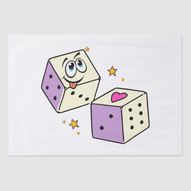 Papel De Seda Lucky Dice (Frente )