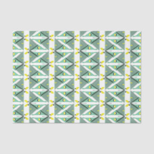 Papel De Seda Luna Moth Geométrica