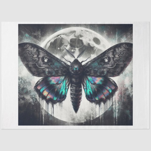 Papel De Seda Lunar Lace Moth (Frente )