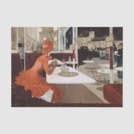 Papel De Seda Lungren Na Pintura Do Café