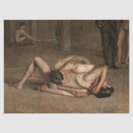 Papel De Seda Lutadores (por Thomas Eakins)