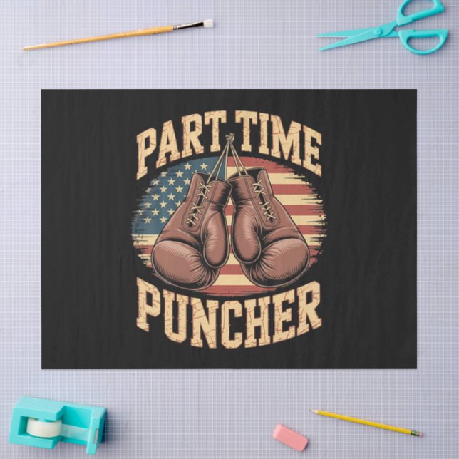 Papel De Seda Luvas de Boxe Part Time Puncher (Arte )
