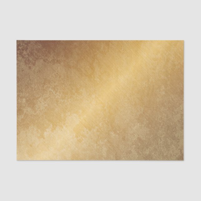 Papel De Seda Luxo Dourado Mínimo Abstrato de VIP  (Frente )