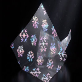 Papel De Seda Luxury Holographic Snowflake Christmas Collection