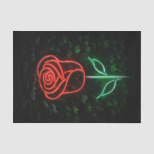 Papel De Seda Luz de Néon Vermelha Rosa Hera Festa de Aniversári