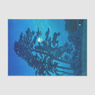 Papel De Seda Luz-lua em Magome, Hasui Kawase, Woodcut