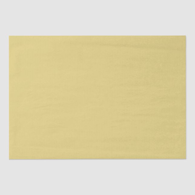 Papel De Seda Luz sólida Dourada  (Frente )