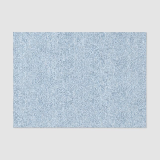 Papel De Seda Luz - textura azul da sarja de Nimes (Frente )