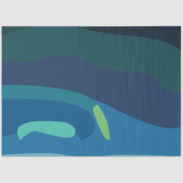 Papel De Seda Luzes Nortes Aurora Borealis (Frente )