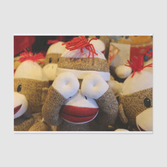 Papel De Seda Macaco Pico-a-bu (Frente )