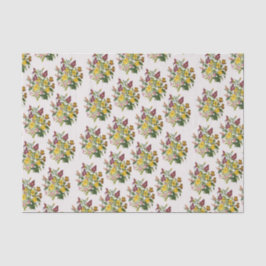 Papel De Seda Macacos-flores