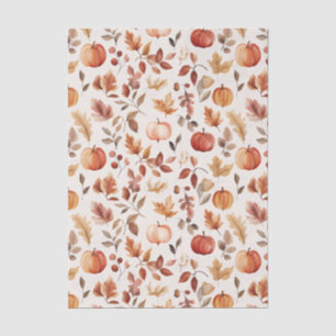 Papel De Seda Maçãs e folhas com coloração esmagada