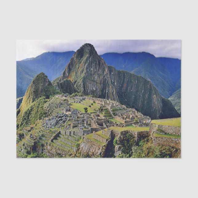 Papel De Seda MACHU PICCHU - Peru - panorama (Frente )