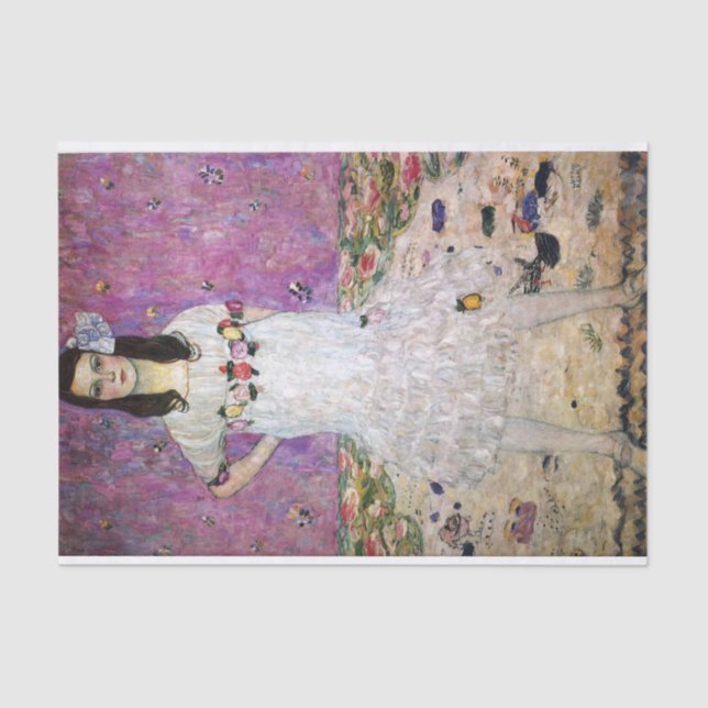 Papel De Seda Mada Primavesi por Gustav Klimt (Frente )