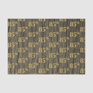 Papel De Seda Madeira do falso, evento do ouro do falso 85th