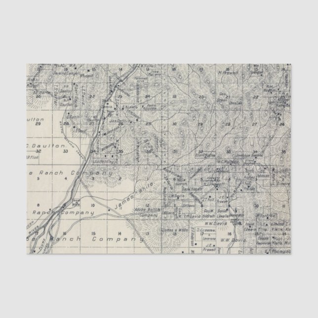 Papel De Seda Madera County, Califórnia 10 (Frente )