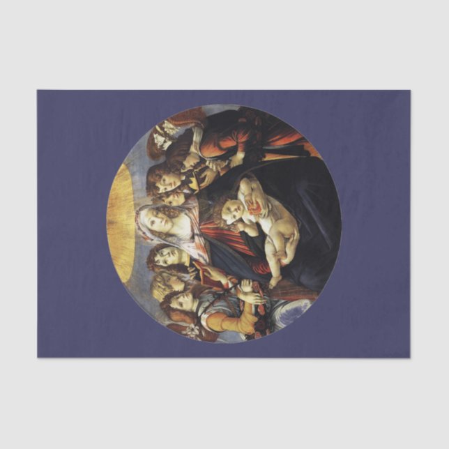 Papel De Seda Madona do Pomegranato (Frente )