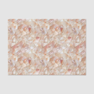 Papel De Seda Mãe de Pêssego do Mosaico das Pérolas