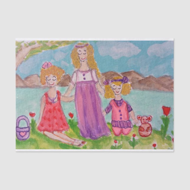 Papel De Seda mães e filhas (Frente )