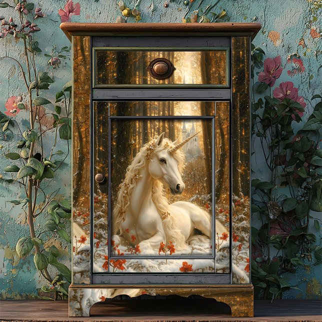 Papel De Seda Magia do Castelo do Fairytale de inverno de Snowy  (Criador carregado)