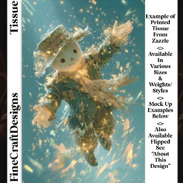 Papel De Seda Magical Floating Snowman Spirit DX2R Decoupage