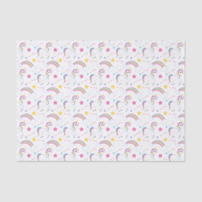 Papel De Seda Magical Rainbow Unicorn (Frente )