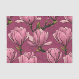 Papel De Seda Magnolia Jardim