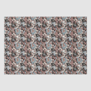 Papel De Seda Magnolia Padrão Floral