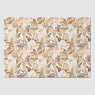 Papel De Seda Magnolias Modernas Floral