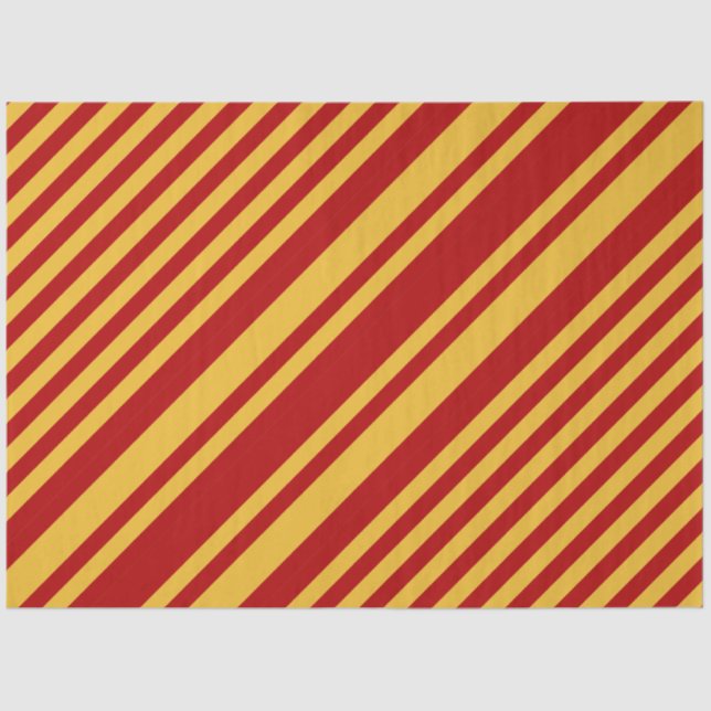 Papel De Seda Mago Vermelho e Dourado (Frente )