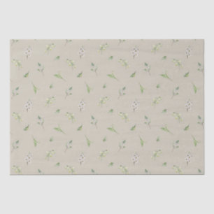 Papel De Seda Maio Mês de Nascimento Flor Hawthorn Lily Do Vale