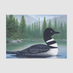 Papel De Seda Majestade Norte Wilderness Loon