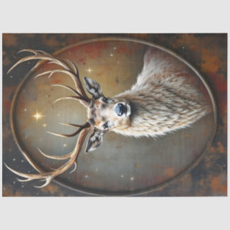 Papel De Seda Majestade Stag em Crepúsculo