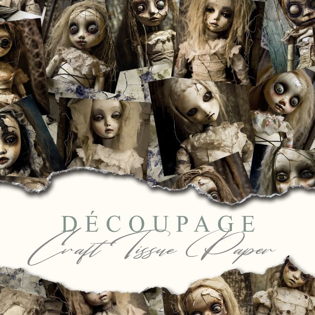 Papel De Seda Maldito Tecido de Bonecas assombrado - Dia das Bru (Criador carregado)