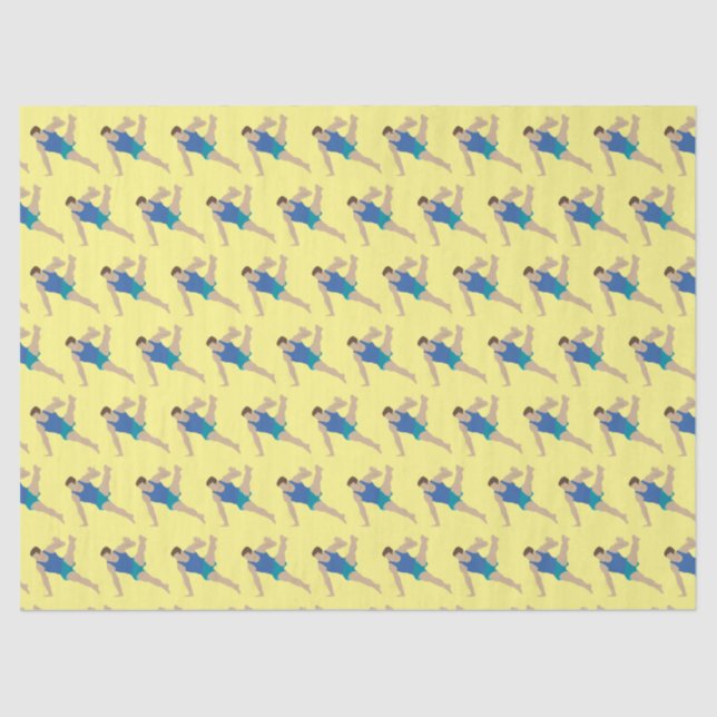 Papel De Seda Male Gymnast (Frente )