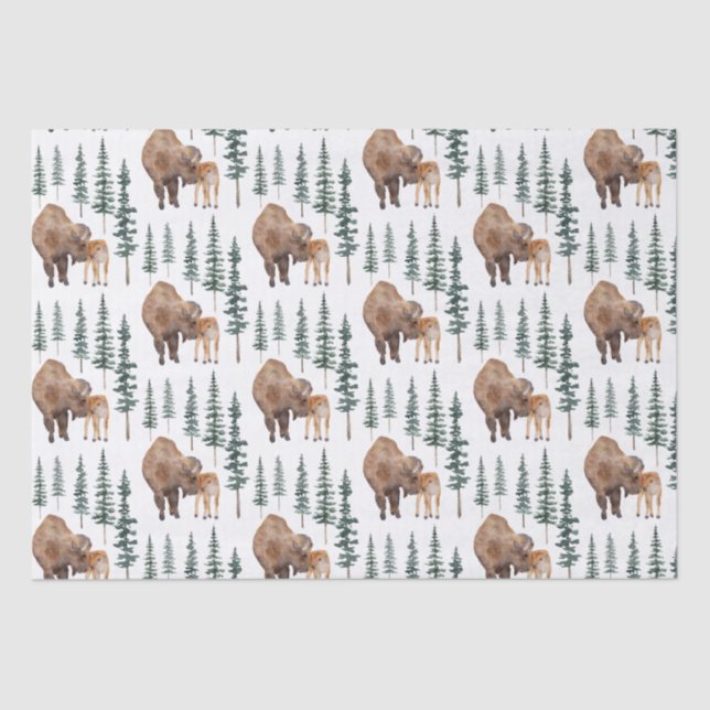 Papel De Seda Mama Baby Bison (Frente )