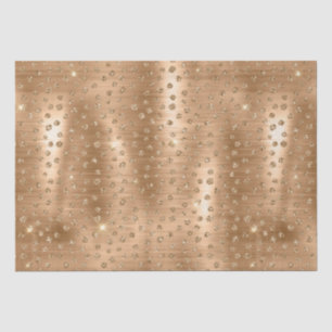 Papel De Seda Manchas de Guepardo com Purpurina Dourada Animal M